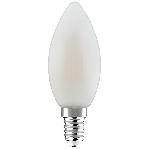 LED filament lamp, candle shape