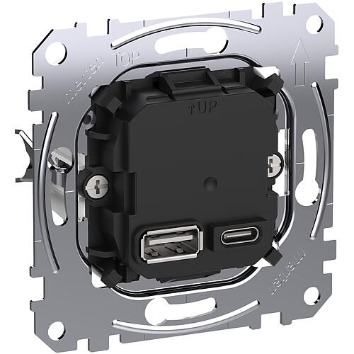 USB charging station insert type A+C Standard 1