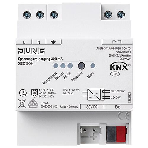 Alimentation électrique Jung KNX REG Standard 1