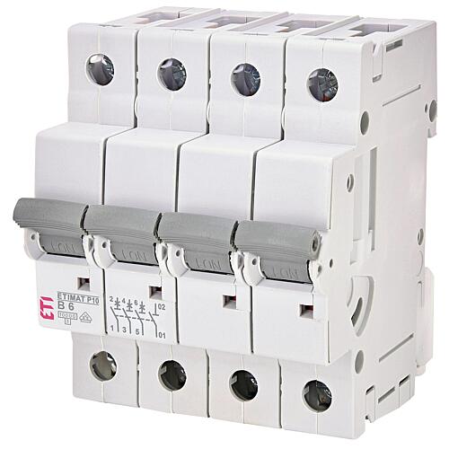 ETI circuit breaker ETIMAT P10 3-pole + N, 10kA, REG Standard 1