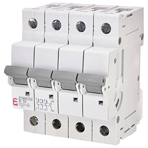 ETI circuit breaker ETIMAT P10 3-pole + N, 10kA, B16, REG