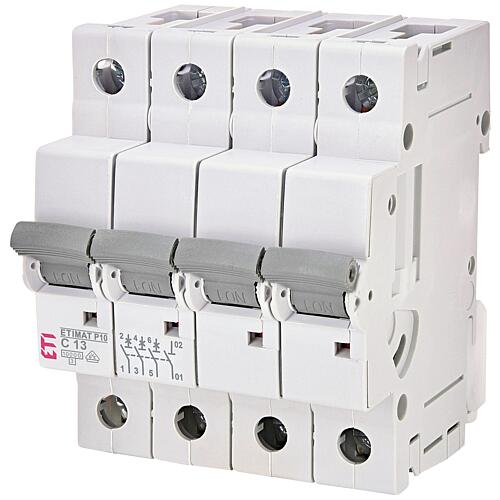 ETI circuit breaker ETIMAT P10 3-pole + N, 10kA, C13, REG