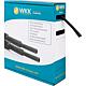 WKK Heat-shrink tubing H-2(Z) box 16.0/8.0 black 5m