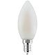 Ampoule bougie LED à filament -  C35 E14 4.5W 470lm 2700K Opal 330°