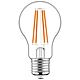 Ampoule LED à filament forme d´ampoule à incandescence A60 E27 7W 806lm 2700K claire 330°