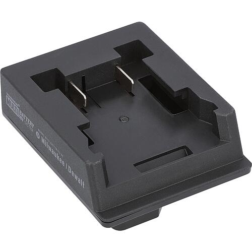 Milwaukee/Dewalt adapter for multi battery LED construction spotlight