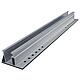 S:FLEX rail trapézoïdal en tôle HK l=375 26 aluminium Standard 1