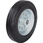 Wheels with standard all-rubber tyres, sheet steel rim VE