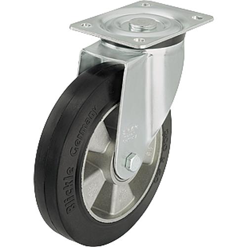 Swivel castors L-ALEV with screw-on plate Standard 1