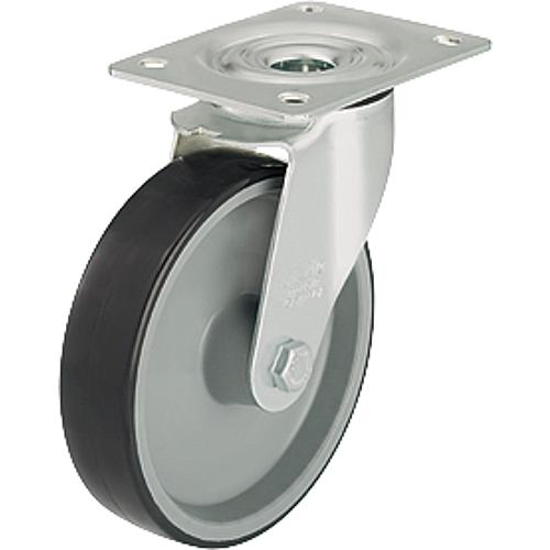 Swivel castors LE-PATH with screw-on plate Standard 1