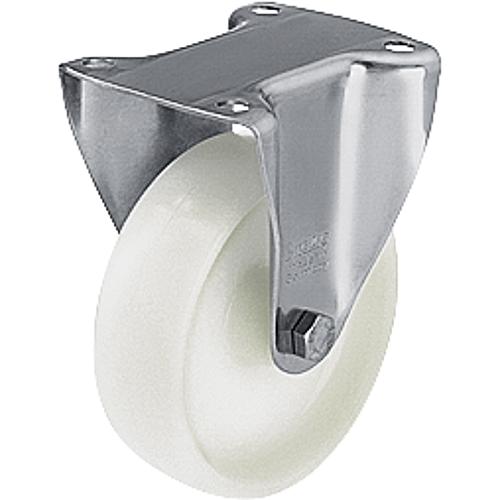 Stainless steel fixed castors BX-PO Standard 1