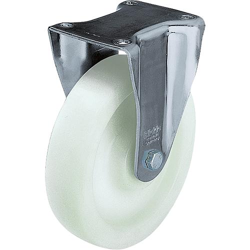 Sheet steel fixed castors, BH-SPO heavy duty design Standard 1