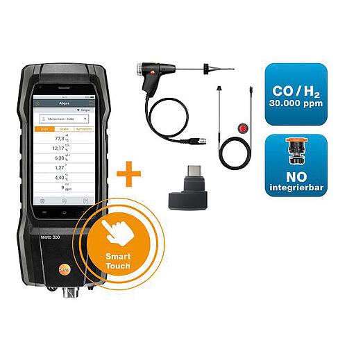 testo 300SE Next Level set BT flue gas analyser Standard 1