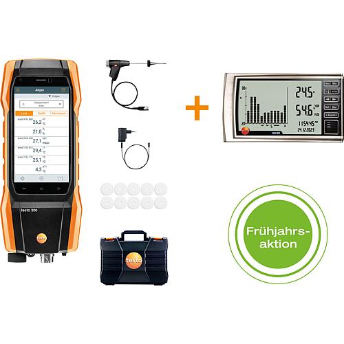 Exhaust gas measuring instrument, testo 300 Profi-Basic Set incl. testo 623, 0564 3004 24