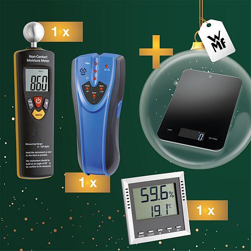 Promotional package Measuring devices + free WMF digital kitchen scales, black Standard 1