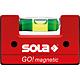 Niveau à bulle-compact Sola Go! MAGNETIC Lxlxh = 68x21x42mm