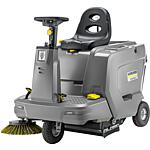 Ride-on sweeper KM 85/50 R Bp Pack with electric drive of machine, roller and side brush for indoor and outdoor use