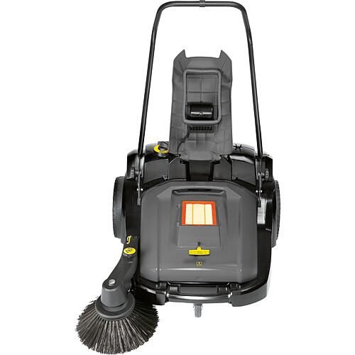 Balayeuse KM 70/30 C Bp Pack Adv avec brosse rotative électrique et entraînement de brosse latérale pour une utilisation intérieure et extérieure Anwendung 2