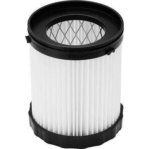 Flat pleated filter fine, suitable for cordless wet and dry vacuum cleaner ASBS 18-10 AS