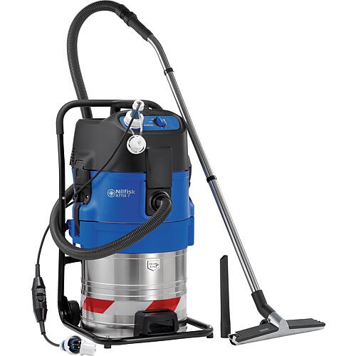 Liquid vacuum cleaner Nilfisk Attix 751-71 MWF with pump, 70 l stainless steel tank