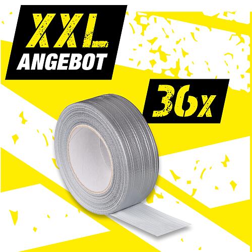 XXL offer armoured adhesive tape silver, 36 pieces Standard 1