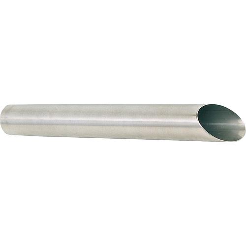 Tube d'aspirateur biseaute en inox, Diam. 38 mm  L = 560mm