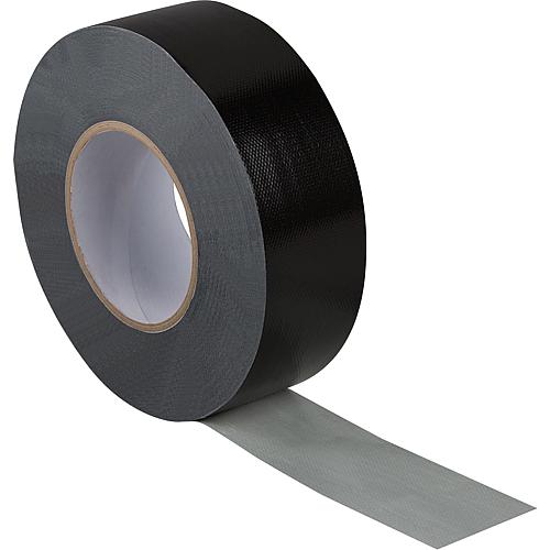 Fabric tape black (300my) 50mm x 50m