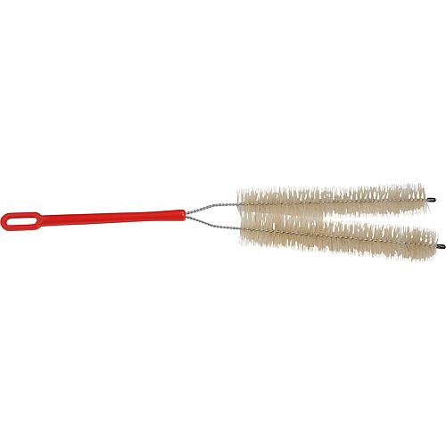 Brosse de radiateur, double, poignée en plastique, longueur 570 mm