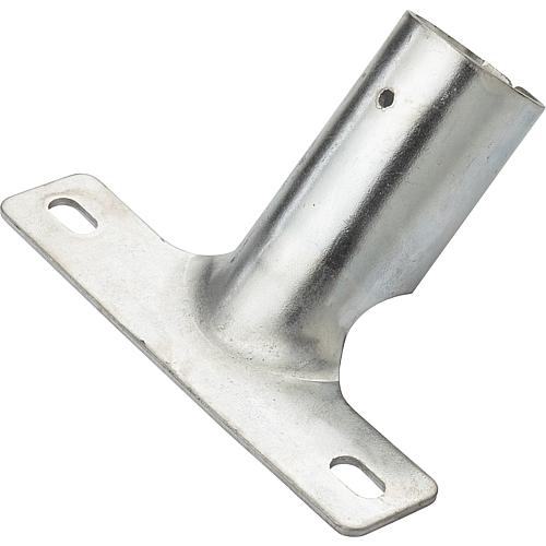 Replacement metal holder, galvanised, Ø 28 mm