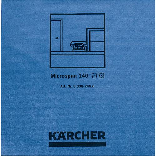 Microfasertuch Farbe blau 380x380 mm VPE=10 Stück