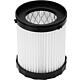 Flat pleated filter fine, suitable for cordless wet and dry vacuum cleaner ASBS 18-10 AS