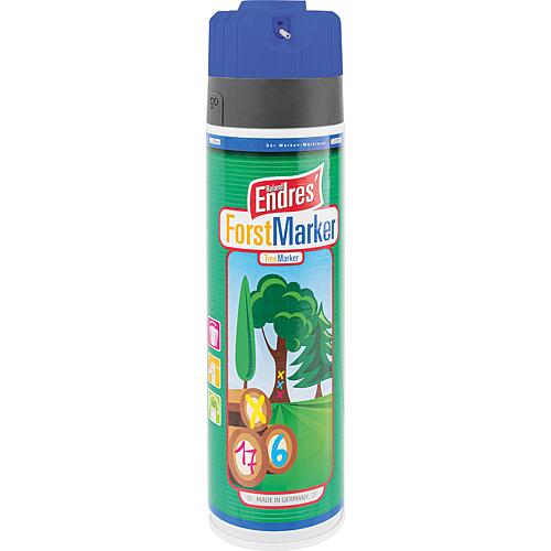 Marking spray bright blue (KWF) Roland Endres Forst-Marker Ergo 360°, 500ml spray can