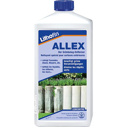 Nettoyant pour dépôts verts LITHOFIN ALLEX, bouteille 1 l