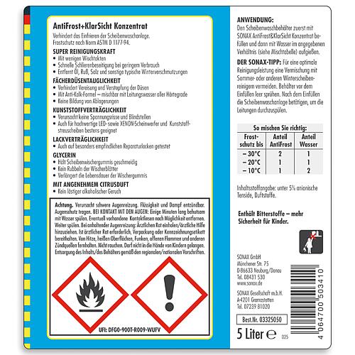 Lave glace antigel concentré Anwendung 1