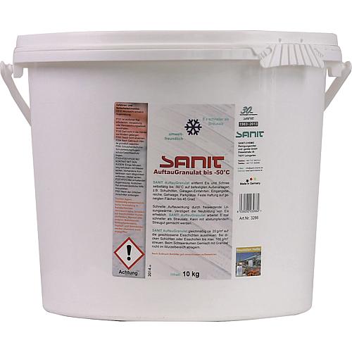 SANIT thawing granules down to -50° C 10kg bucket