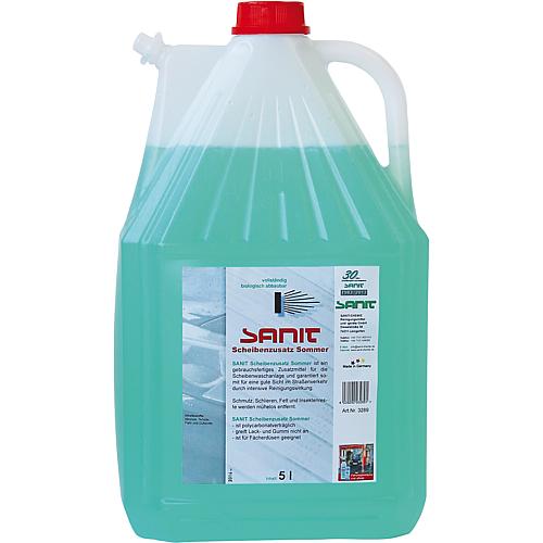 Windscreen Washer Fluid Summer (ready for use) SANIT Windscreen Additive 5l Canister