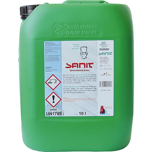 SANIT Détergent tartre urinaire bidon 10L