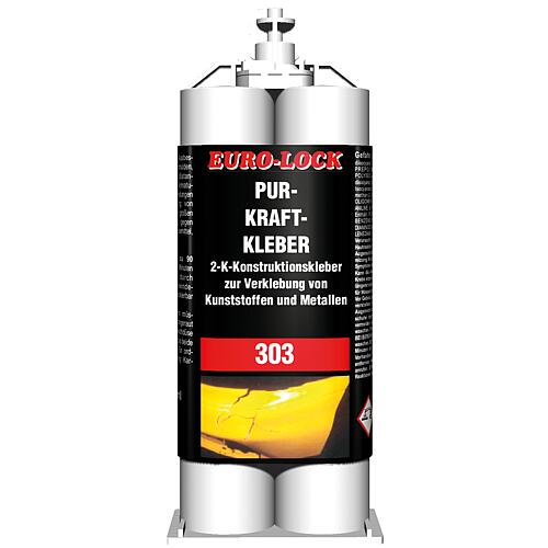 PUR power adhesive 2-component EURO-LOCK LOS 303, 50g double cartridge