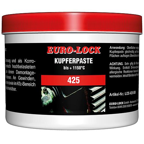 Copper paste EURO-LOCK LOS 425, 500g tin