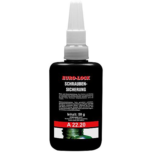 Screw lock low strength EURO-LOCK® A 22.20 50g dosing bottle