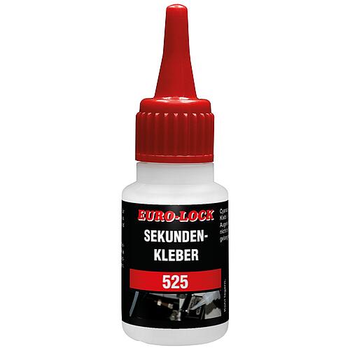 Sekundenkleber (schwarz) EURO-LOCK E 525 (schlagfest) 20g Dosierflasche