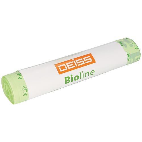 Bioline - Sacs poubelle bio 200 l, adaptés aux conteneurs 200 l, UE 5 pièces