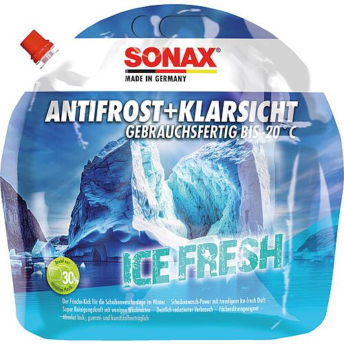 Winter windscreen cleaner SONAX AntiFrost + ClearSight up to -20°C Ice-fresh Standard 1