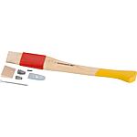 Replacement handle, hickory, for Spalt-Fix® hatchet Rotband-Plus (80 002 75)