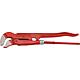 S-jaw pipe pliers 2”, polished with reinforced sleeve