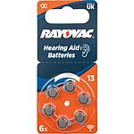 Hearing aid batteries, model V13AT