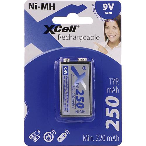 Piles rechargeables Ni-MH piles, E-Bloc Standard 1