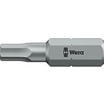 For hex socket, 1/4” hex drive