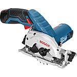 Battery-powered circular saw BOSCH GKS 12V-26, 12V with 2 x 3.0 Ah batteries and charger