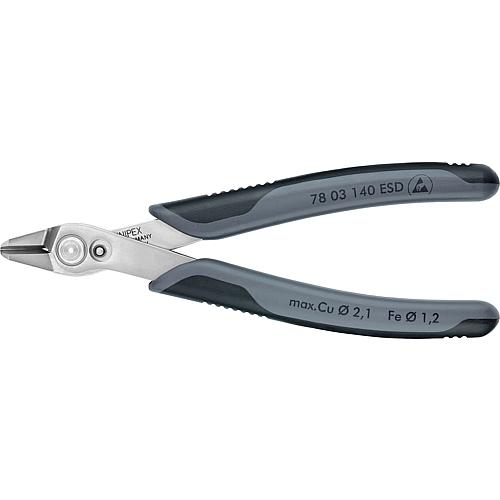 Side cutters KNIPEX® Super Knips XL ESD w. polished head, length 140 mm